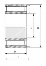 зажимная втулка rck61 25x47 (klss025) chiaravalli