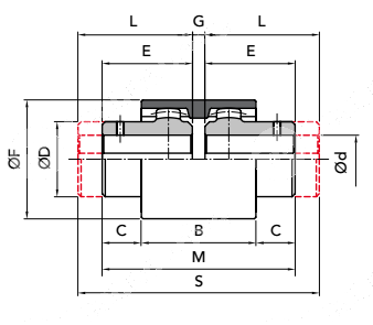 Гильза GIFLEX GF-14 нейлон CHIARAVALLI