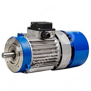 Электродвигатель асинхронный с тормозом 63B4 B5 KW 0,18 CHIARAVALLI