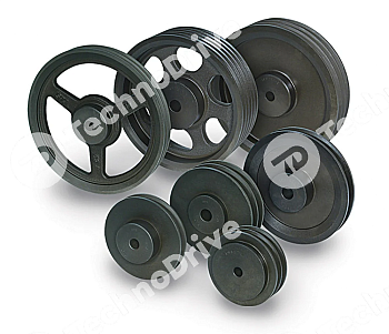 шкив клиновой под расточку spc 250-1 (php 1spc 250rsb) chiaravalli