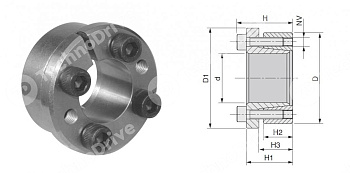 зажимная втулка rck11 340x425 npt