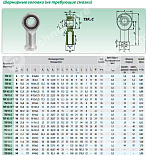 Шарнирный наконечник TSF 28 C ISB