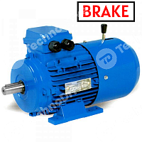 Трехфазные асинхронные электродвигатели с тормозом