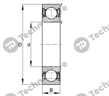 Подшипник 6313-ZZ ISB 