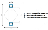 Подшипник QJ 313-M LDI