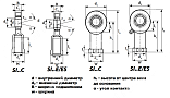 Шарнирный наконечник SIL40ES-2RS (GIL40DO2RS) LDI