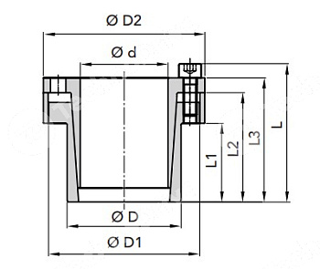 зажимная втулка rck80 8x15 (klcc008) chiaravalli
