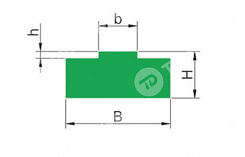 Направляющая PROFILE T1 27 20X75 CHIARAVALLI