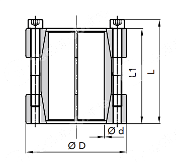 зажимная втулка rck95 35x75 (klmm035) chiaravalli