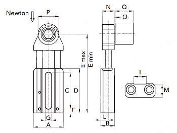 натяжитель ремня cht-asru1 3035 aluminium chiaravalli