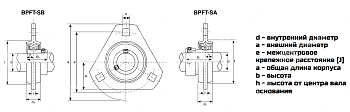 Подшипниковый узел BPFT 205/SB 205 NPT