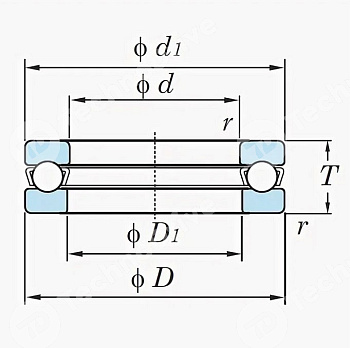 Подшипник 51236-M ISB 