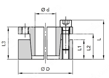 зажимная втулка rck13 32x60 (klaa032) chiaravalli