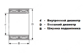 подшипник nao 304718 ldi