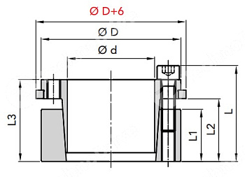 зажимная втулка rck71 32x60 (kldb032) npt