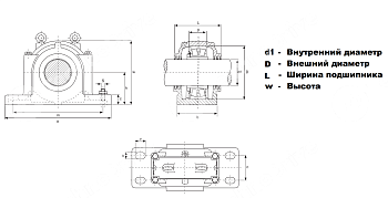 Корпус разъемный SD 3136 TS LDI