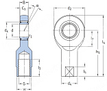 Шарнирный наконечник SIL50ES-2RS ISB
