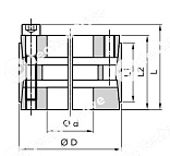 зажимная втулка rck11 95x135 (klee095) npt