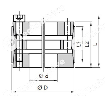 зажимная втулка rck11 95x135 (klee095) npt