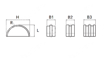 блок натяжителя цепи cht-asgo2 1" d chiaravalli