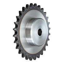 звездочка со ступицей и калеными зубьями 10b-2 z=20 npt