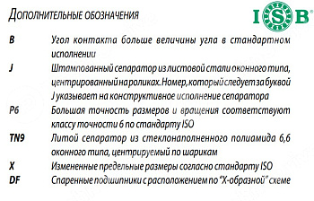 Подшипник 30308 ISB