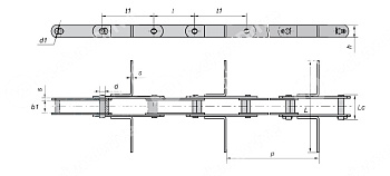 Соединительное звено 1.2502 PF P.100X31 C.L.. CHIARAVALLI