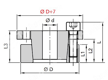 зажимная втулка rck15 48x80 (klbb348) npt