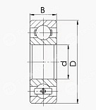 Подшипник 6301-2RSH SKF 
