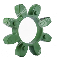 GET 55-70 Зубчатый венец 64 Shore зеленый, PU (ROTEX 55) CHIARAVALLI