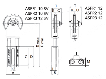 натяжитель цепи cht-asfr1 10 sv chiaravalli